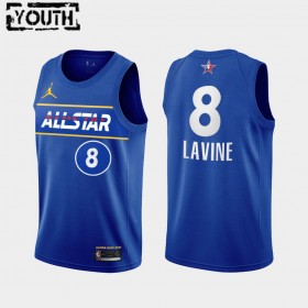 Dres Chicago Bulls Zach LaVine 8 2021 All-Star Jordan Brand Plava Swingman - Dječji